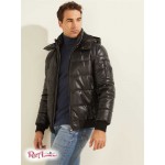 Чоловічий Пуховик GUESS (Faux-Leather Puffer Coat) 64697-01 Jet Black Чоловічий Пуховик GUESS (Faux-Leather Puffer Coat) 64697-01 Jet Black
