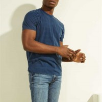 Чоловіча Футболка (Eli Washed Tee) 64767-01 Індиго Мульті