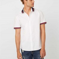 Чоловіча Сорочка (Miller Short-Sleeve Shirt) 53967-01 Чистий Білий