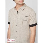 Чоловіча Сорочка GUESS Factory (Harold Textured Shirt) 63807-01 Коричневий Topaz