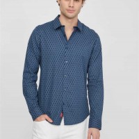 Чоловіча Сорочка (Phoneix Shirt) 63847-01 Silk Синій