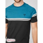Чоловіча Футболка GUESS Factory (Kido Color-Block Tee) 58487-01 Темний Lagoon