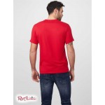 Мужская Футболка GUESS Factory (Din Logo Tee) 53697-01 Rugby Красный