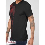 Чоловіча Футболка GUESS Factory (Grady Rose Mesh Tee) 63977-01 Jet Black