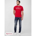 Мужская Футболка GUESS Factory (Din Logo Tee) 53697-01 Rugby Красный