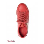 Мужские Сникерсы GUESS (Myran Zip Low-Top Sneakers) 60157-01 Темный Красный Leather