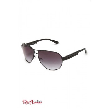 Чоловічі Сонцезахисні Окуляри (Metal Aviator Sunglasses) 64107-01 Чорний