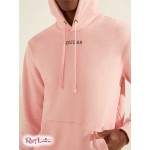 Мужское Худи GUESS (Eco Roy Embroidered Logo Hoodie) 42097-01 Цвесточный Светлый Розовый