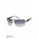 Мужские Солнцезащитные Очки (Square Sunglasses) 64097-01 Черный/Серебряный