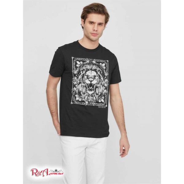 Чоловіча Футболка GUESS Factory (Hobbs Tee) 63947-01 Jet Black