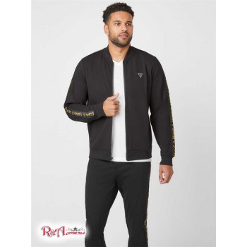 Чоловічий Бомбер (Jon Logo Tape Bomber Jacket) 37287-01 Jet Black