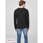 Чоловіча Футболка GUESS Factory (Jon Logo Tape Crew Tee) 63767-01 Реактивний Чорний