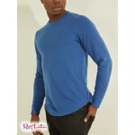 Чоловічий Лонгслів GUESS (Zuma Long-Sleeve Tee) 64737-01 Open Waters