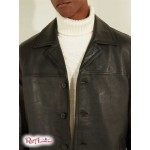 Чоловіче Пальто GUESS (Leather Car Coat) 55897-01 Jet Black Чоловіче Пальто GUESS (Leather Car Coat) 55897-01 Jet Black