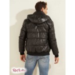 Чоловічий Пуховик GUESS (Faux-Leather Puffer Coat) 64697-01 Jet Black Чоловічий Пуховик GUESS (Faux-Leather Puffer Coat) 64697-01 Jet Black