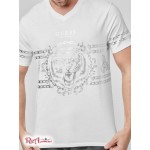 Мужская Футболка GUESS Factory (Bosco Tiger Tee) 58197-01 Pure Белый