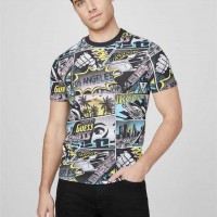 Чоловічий Crewneck (Comic Print Crewneck) 57977-01 Реактивний Чорний