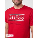 Мужская Футболка GUESS Factory (Din Logo Tee) 53697-01 Rugby Красный