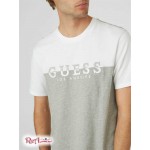 Мужская Футболка GUESS Factory (Davion Color-Block Logo Tee) 53707-01 Pure Белый