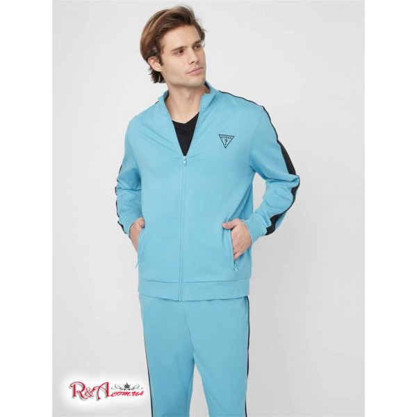 Чоловіча Куртка GUESS Factory (Mark Logo Tape Jacket) 63857-01 Waves Синій Чоловіча Куртка GUESS Factory (Mark Logo Tape Jacket) 63857-01 Waves Синій