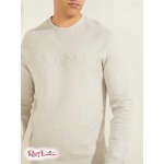 Чоловічий Світшот GUESS (Eco Aldwin Logo Crew Sweatshirt) 58547-01 Marble Сірий