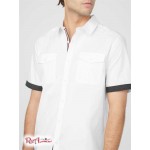 Чоловіча Сорочка GUESS Factory (Lingard Ripstop Shirt) 58187-01 Pure Білий