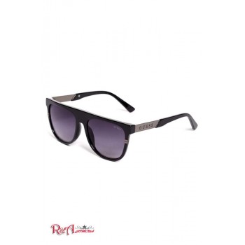Чоловічі Сонцезахисні Окуляри (Plastic Aviator Sunglasses) 64057-01 Чорний
