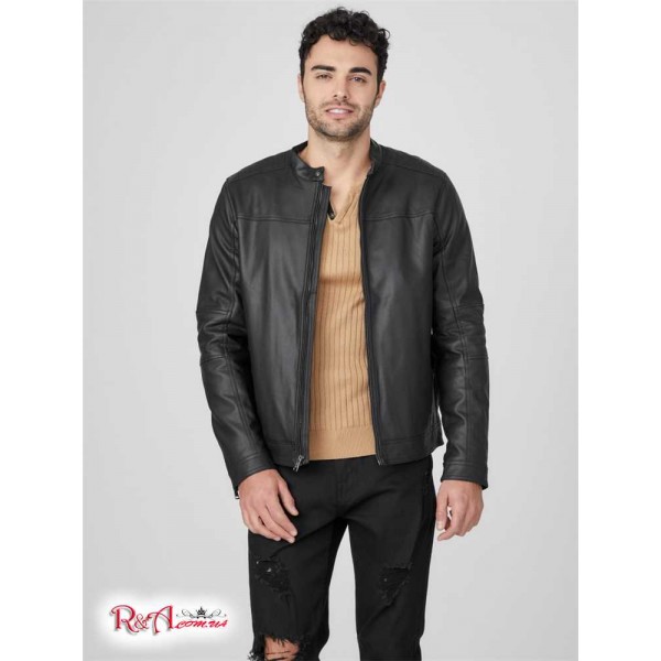 Чоловіча Куртка GUESS Factory (Jacky Moto Jacket) 63777-01 Реактивний Чорний Чоловіча Куртка GUESS Factory (Jacky Moto Jacket) 63777-01 Реактивний Чорний