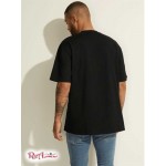 Чоловіча Футболка GUESS (GUESS Originals Rainbow Grid Tee) 59597-01 Реактивний Чорний