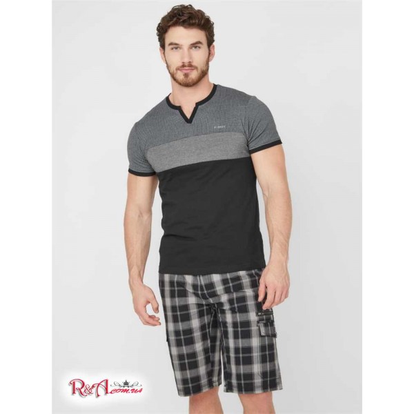 Мужская Футболка GUESS Factory (Franz Slit Tee) 53757-01 Реактивний Черный