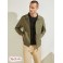 Чоловічий Бомбер (Amos Bomber Jacket) 59108-01 Оливковий Out Синій In Combo