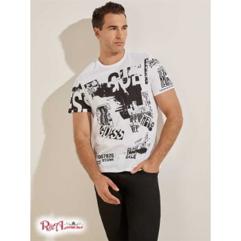 Чоловіча Футболка (Poster Texture Tee) 59448-01 Чистий Білий