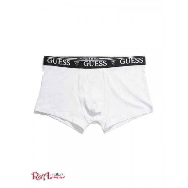 Чоловічий Нижня Білизна GUESS (Logo Band Boxer Briefs) 41338-01 Білий