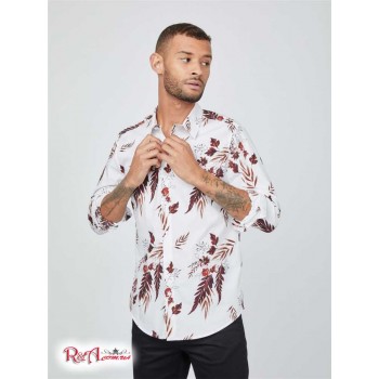 Чоловіча Сорочка (Zent Floral Shirt) 58458-01 Pure Білий Мульті