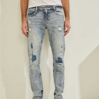 Чоловічі Джинси (Repair Skinny Jeans) 59758-01 Пораток