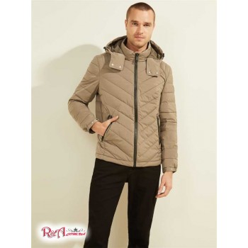 Мужская Куртка (Eco Quilted Jacket) 59528-01 Walnut Женмчужный
