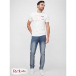 Мужская Футболка GUESS Factory (Din Logo Tee) 53698-01 Pure Белый