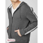 Мужское Худи GUESS Factory (Tavin Logo Zip-Up Hoodie) 63828-01 Темный Charcoal Heather