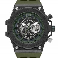 Мужские Часы (Olive and Black Exposed Dial Multifunction Watch) 64828-01 Multi Мужские Часы (Olive and Black Exposed Dial Multifunction Watch) 64828-01 Multi