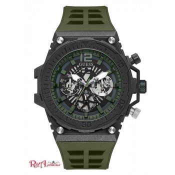 Чоловічий Годинник (Olive and Black Exposed Dial Multifunction Watch) 64828-01 Multi