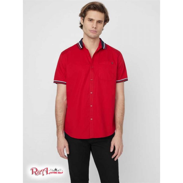 Чоловіча Сорочка GUESS Factory (Millie Poplin Shirt) 64018-01 Rugby Червоний