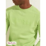 Чоловічий Світшот GUESS (Eco Aldwin Logo Crew Sweatshirt) 58548-01 Chemical Mint