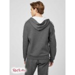 Мужское Худи GUESS Factory (Tavin Logo Zip-Up Hoodie) 63828-01 Темный Charcoal Heather