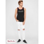 Чоловічий Танк GUESS Factory (Nichols Embroidered Logo Tank) 58498-01 Реактивний Чорний