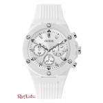 Мужские Часы GUESS (Silver-Tone and White Silicone Multifunction Watch) 60068-01 Multi Мужские Часы GUESS (Silver-Tone and White Silicone Multifunction Watch) 60068-01 Multi