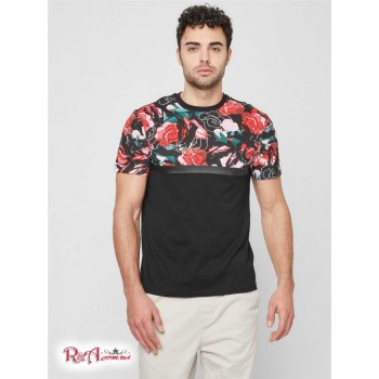 Чоловіча Футболка (Bjorn Floral Tee) 63728-01 Jet Black