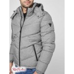 Мужская Куртка GUESS Factory (Chase Puffer Jacket) 63758-01 Светлый Меланж Серый