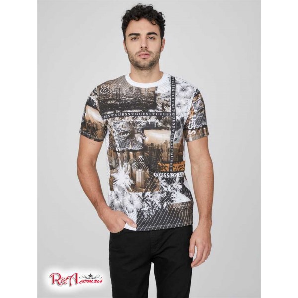 Чоловіча Футболка GUESS Factory (Eisner City Tee) 58158-01 Pure Білий