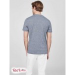 Чоловіча Футболка GUESS Factory (Seale Logo Crew Tee) 63838-01 Шовк Синій Мульти