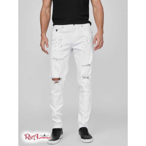 Чоловічі Джинси GUESS Factory (Michael Modern Skinny Jeans) 64038-01 Білий Руйнує Мити